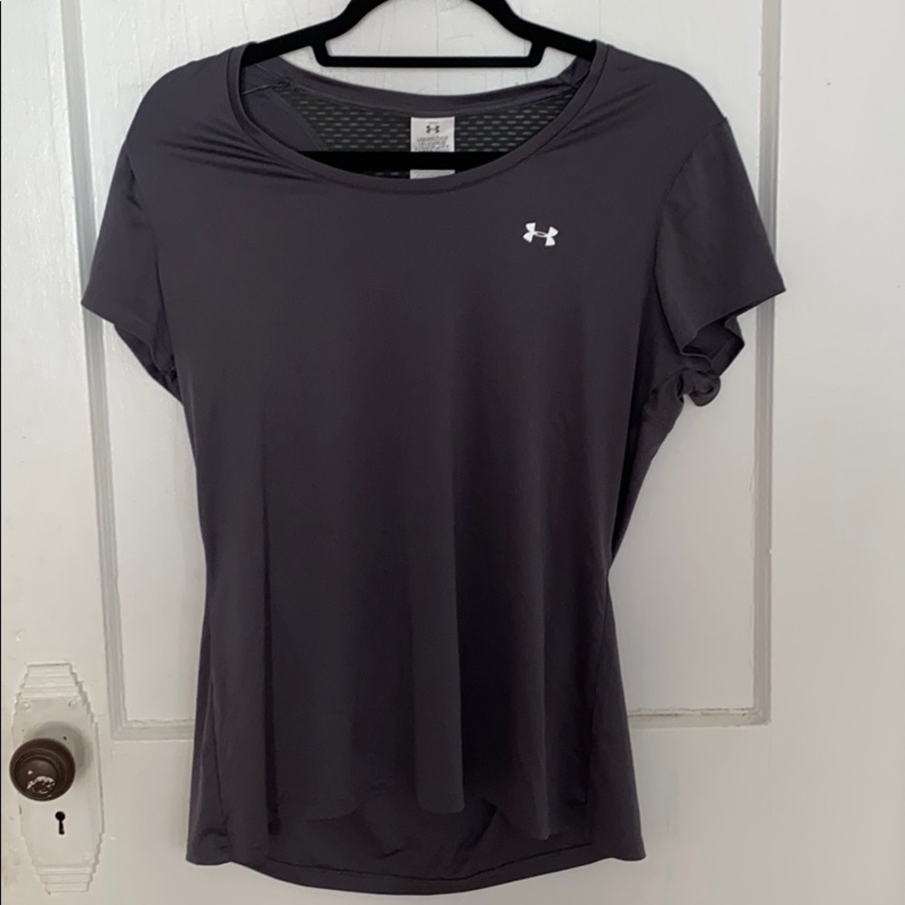 Under Armour Gray/Green Top